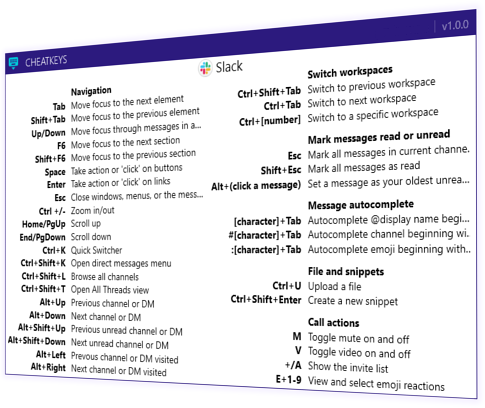 CheatKeys example screenshot